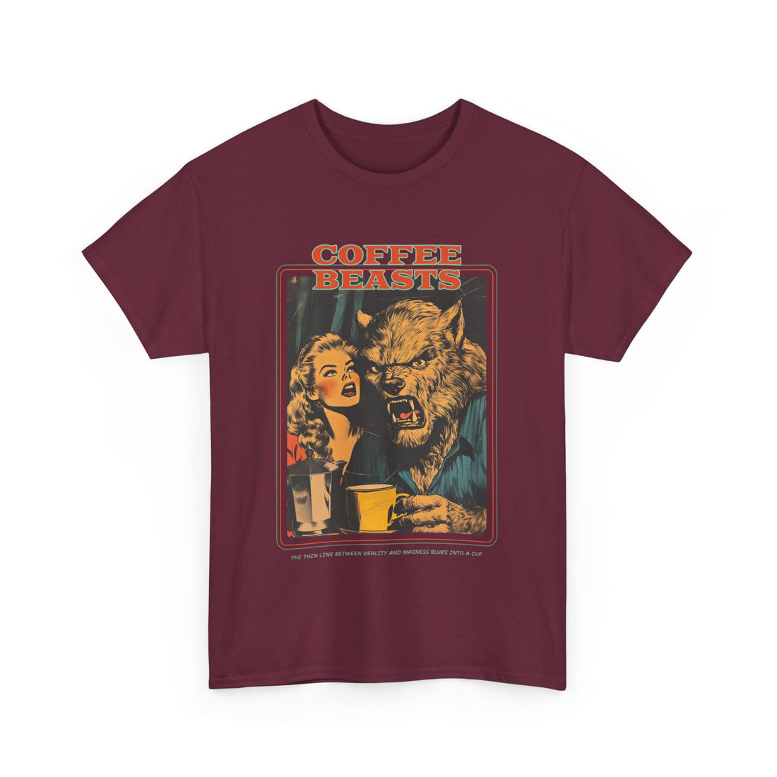 Coffee Beasts T-Shirt - Graphic T-Shirt from Tee Utopia