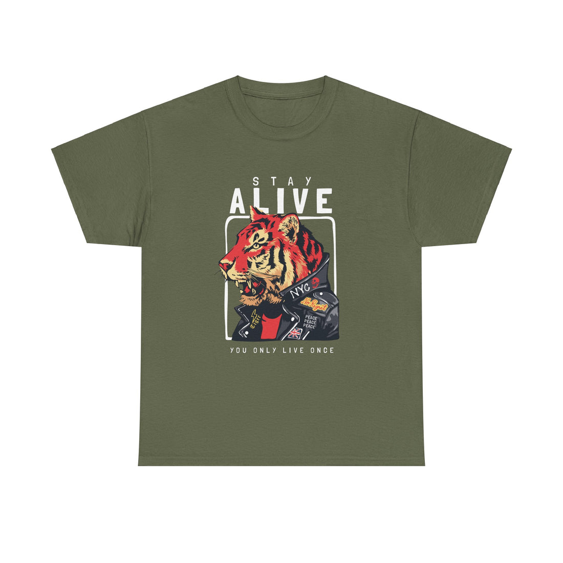 Stay Alive T-Shirt - Graphic T-Shirt from Tee Utopia