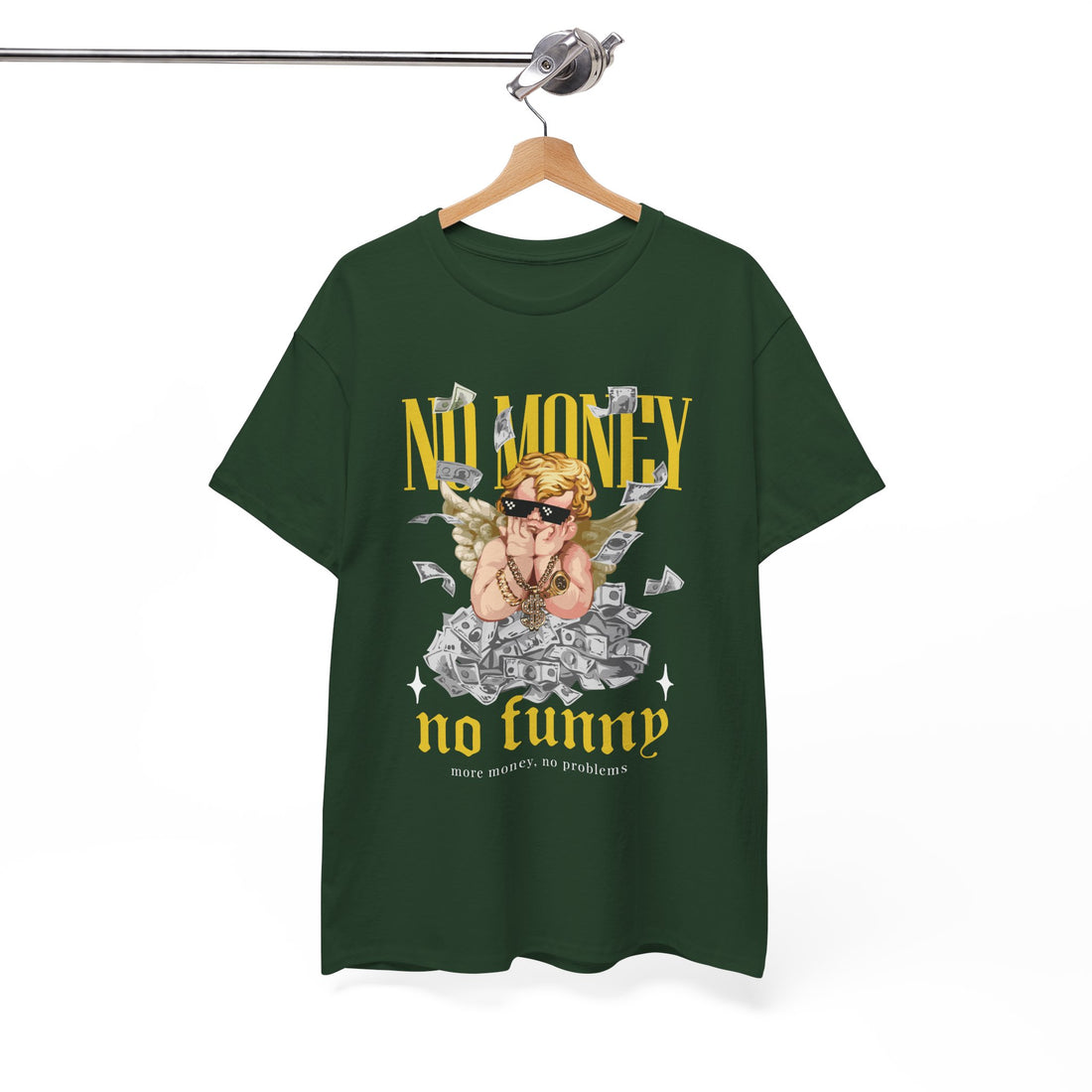 No Money No Funny T-Shirt - Graphic T-Shirt from Tee Utopia