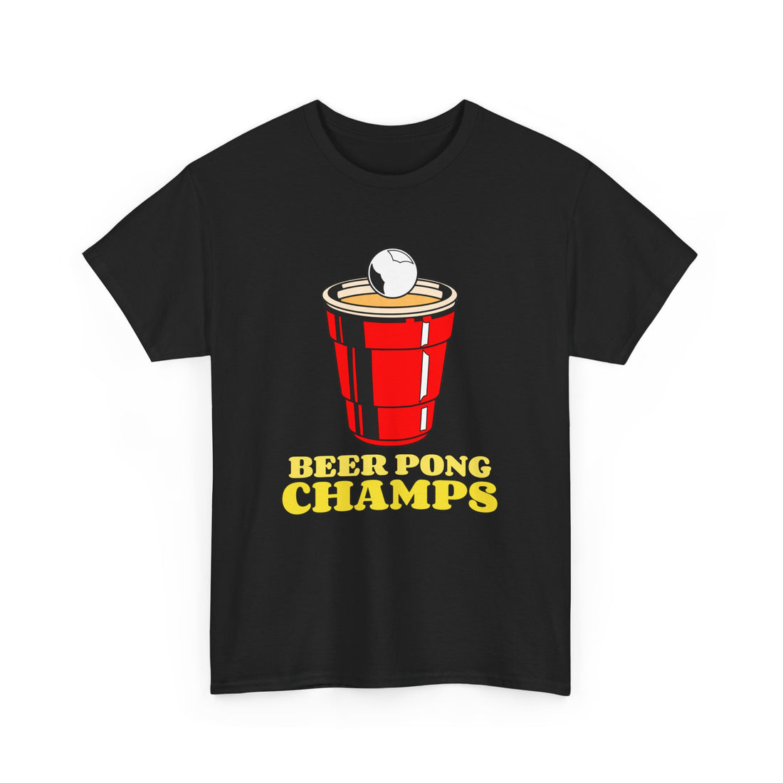 Beer Pong Champs  T-Shirt - Graphic T-Shirt from Tee Utopia