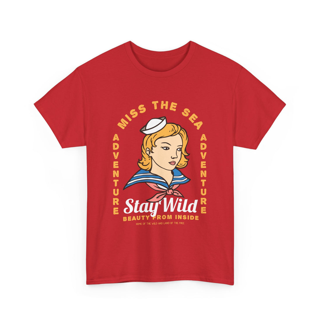 Miss The Sea T-Shirt - Graphic T-Shirt from Tee Utopia