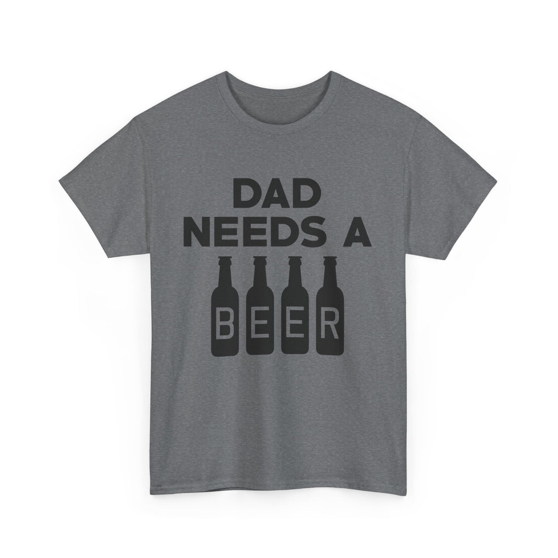 Dad Needs a Beer T-Shirt - Graphic T-Shirt from Tee Utopia