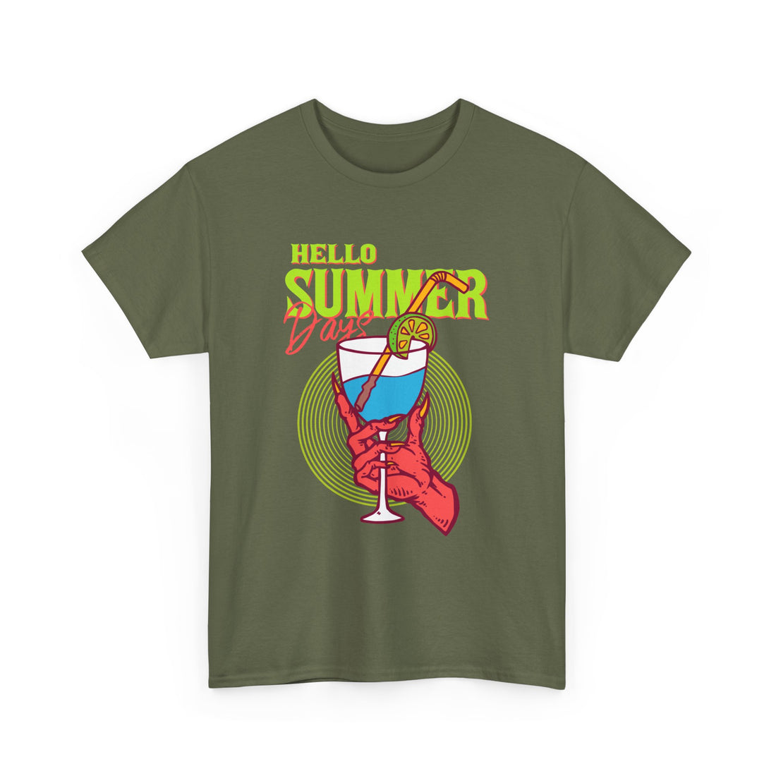 Hello Summer Days  T-Shirt - Graphic T-Shirt from Tee Utopia