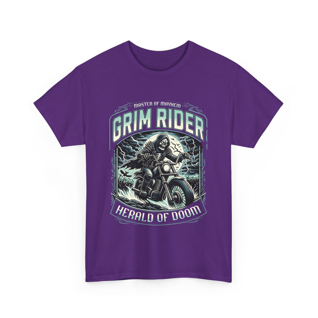 Grim Rider T-Shirt - Graphic T-Shirt from Tee Utopia