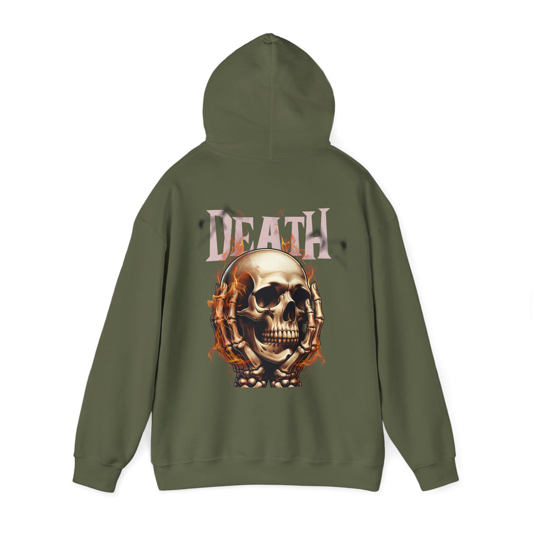 Death Front and Back Hoodie - Graphic Hoodie from Tee Utopia