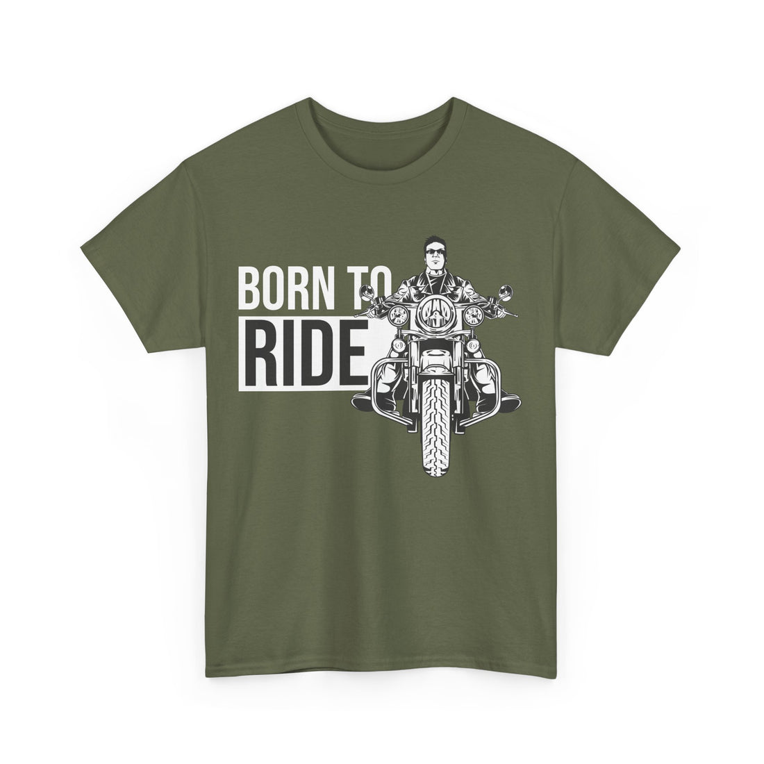 Born To Ride Biker T-Shirt - Graphic T-Shirt from Tee Utopia