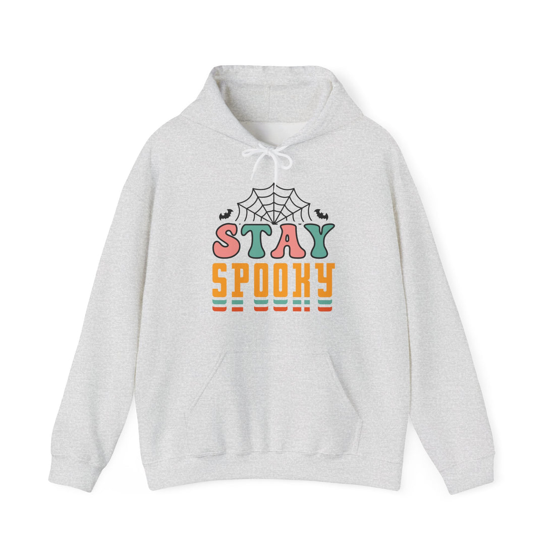 Stay Spooky Spiders & Bats Hoodie - Graphic Hoodie from Tee Utopia
