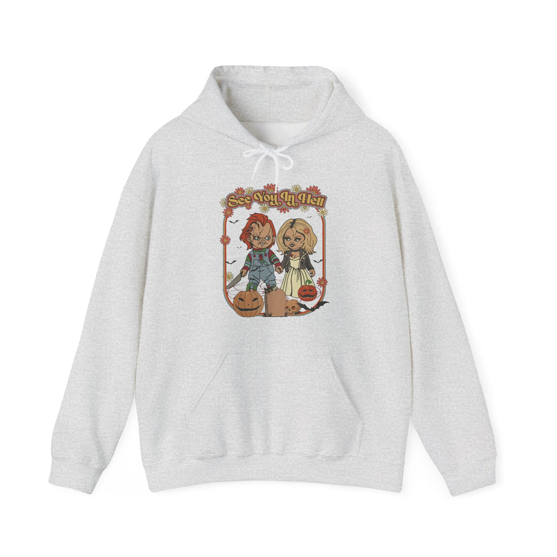 See You In Hell Chucky Hoodie - Graphic Hoodie from Tee Utopia