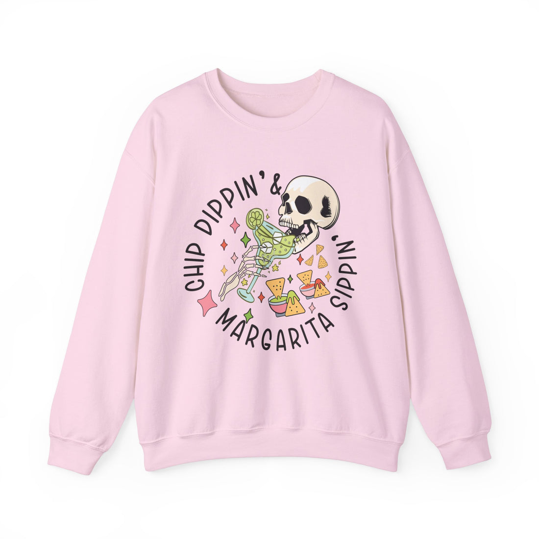 Chip Dippin Margarita Sippin Sweatshirt - Graphic Sweatshirt from Tee Utopia
