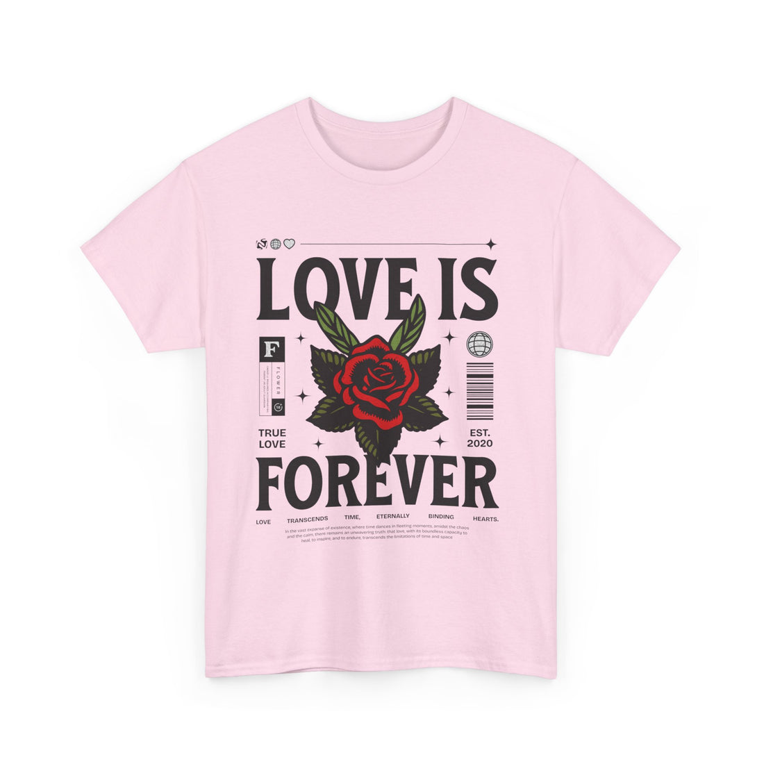 Love Is Forever T-Shirt - Graphic T-Shirt from Tee Utopia