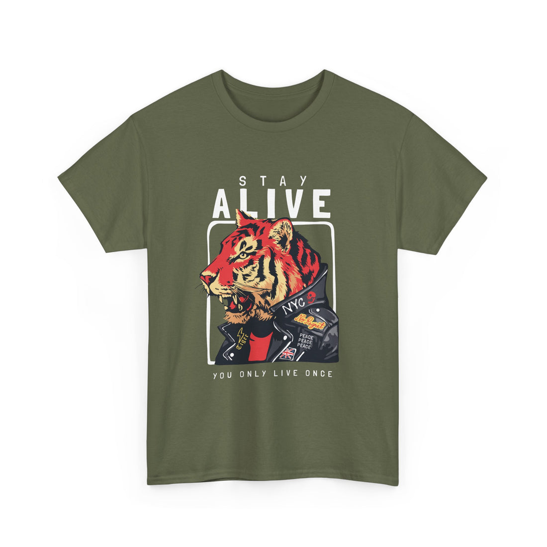 Stay Alive T-Shirt - Graphic T-Shirt from Tee Utopia