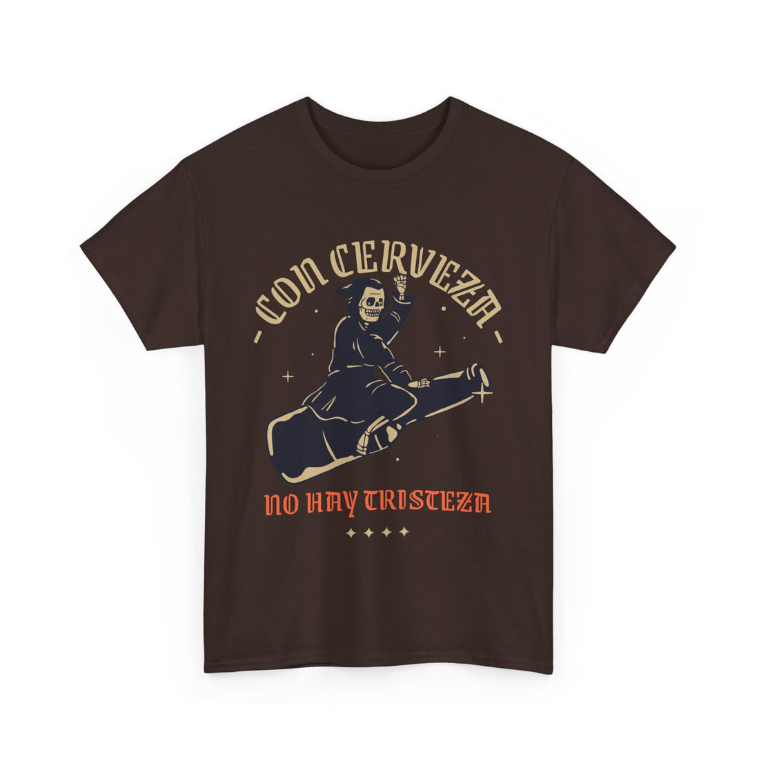 Con Cerveza  T-Shirt - Graphic T-Shirt from Tee Utopia