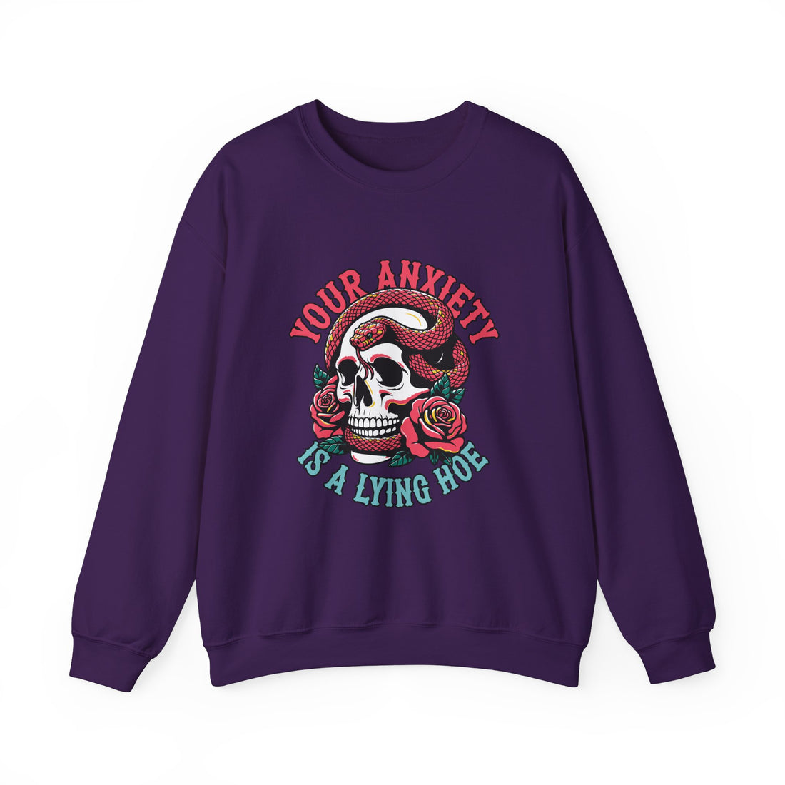Is a Lying Hoe Sweatshirt - Graphic Sweatshirt from Tee Utopia