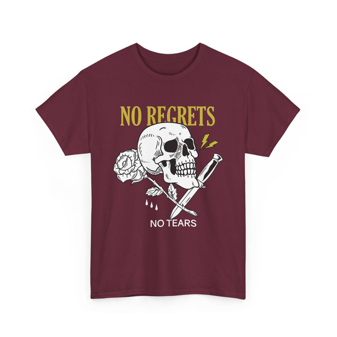 No Regrets T-Shirt - Graphic T-Shirt from Tee Utopia