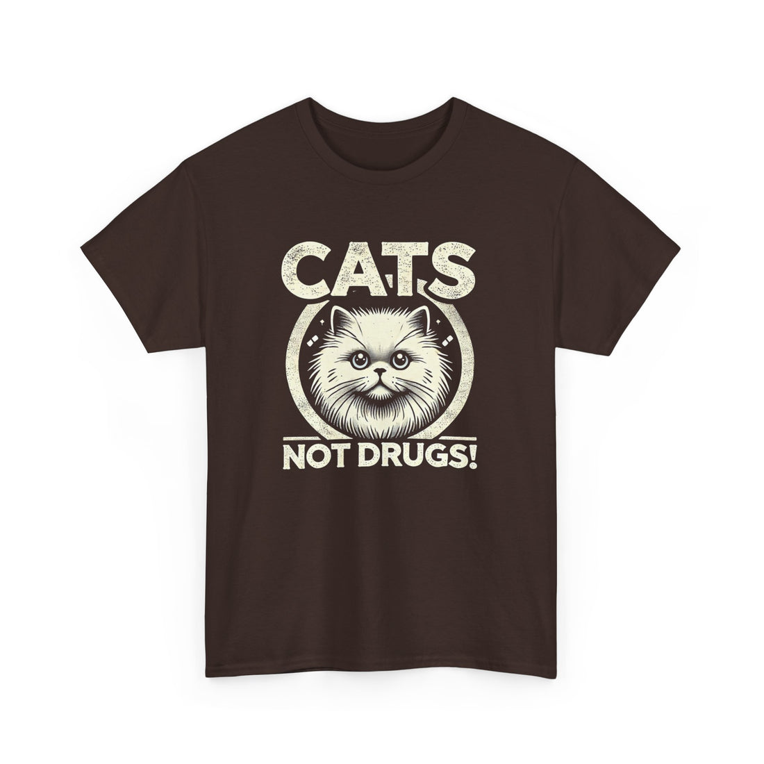 Cats Not Drugs T-Shirt - Graphic T-Shirt from Tee Utopia