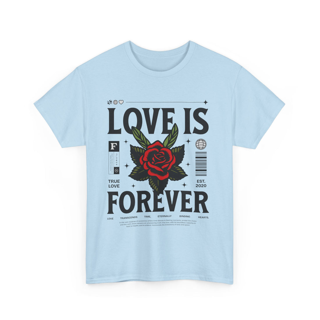 Love Is Forever T-Shirt - Graphic T-Shirt from Tee Utopia