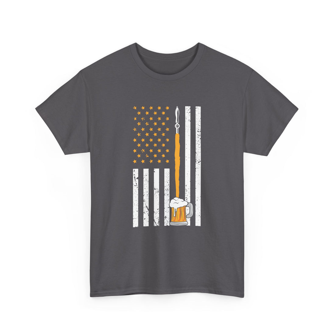Beer USA Flag  T-Shirt - Graphic T-Shirt from Tee Utopia