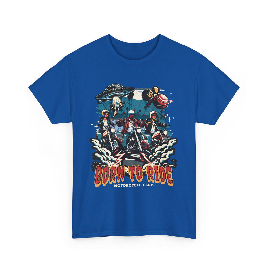 Born To Ride Motorcycle Club T-Shirt - Graphic T-Shirt from Tee Utopia