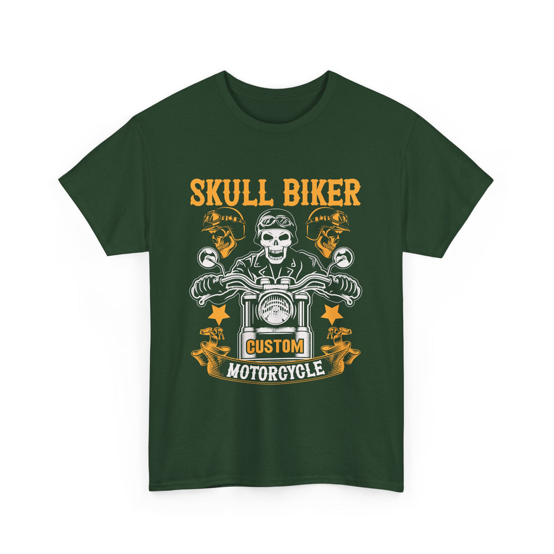 Skull Biker Custom T-Shirt