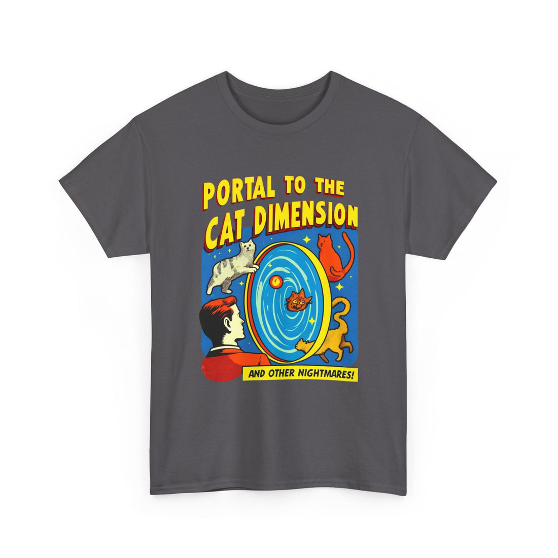 Portal To The Cat Dimension T-Shirt - Graphic T-Shirt from Tee Utopia