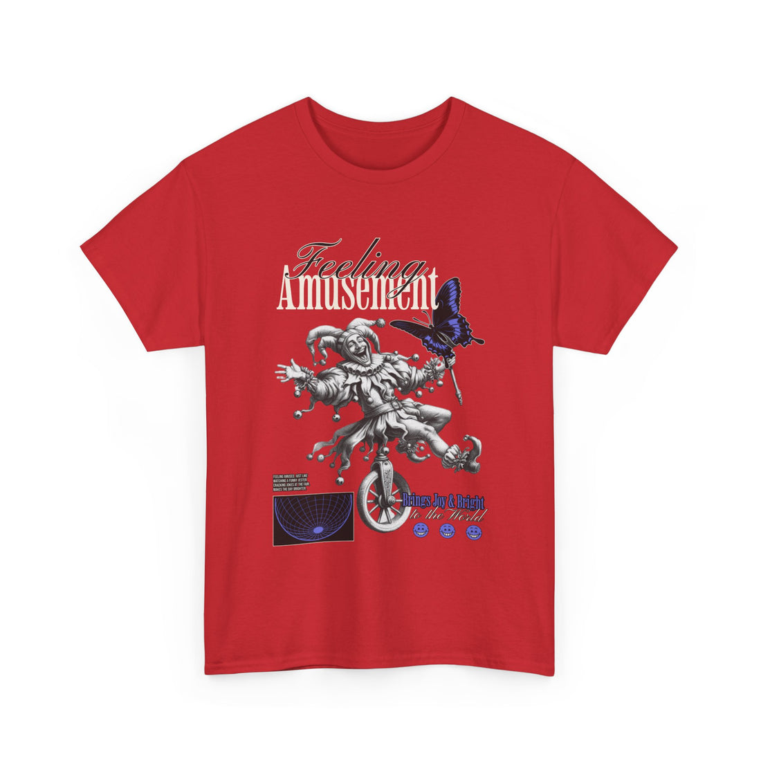 Feeling Amusement T-Shirt - Graphic T-Shirt from Tee Utopia