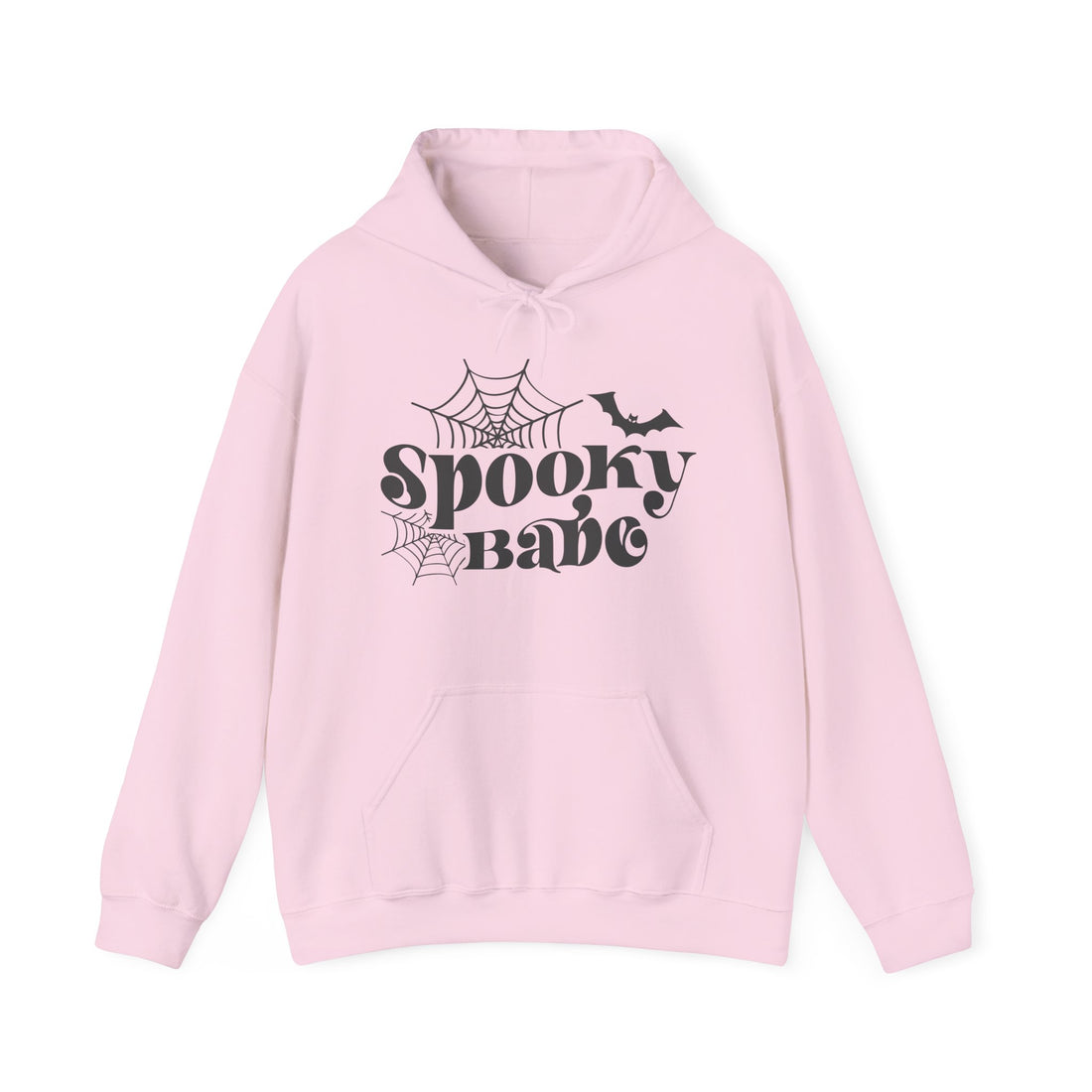 Spooky Babe Bats & Spiders Hoodie - Graphic Hoodie from Tee Utopia