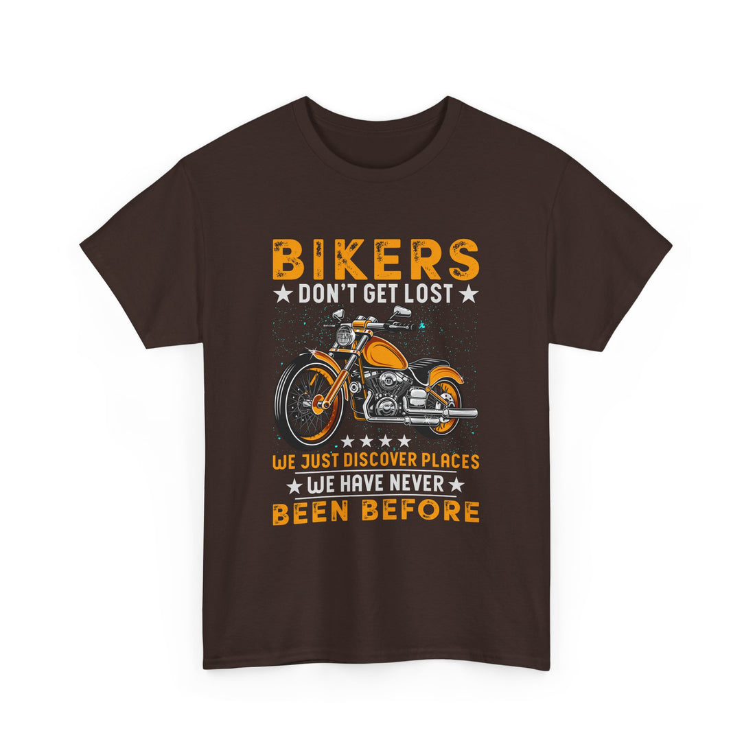 Bikers Don't Get Lost T-Shirt - Graphic T-Shirt from Tee Utopia