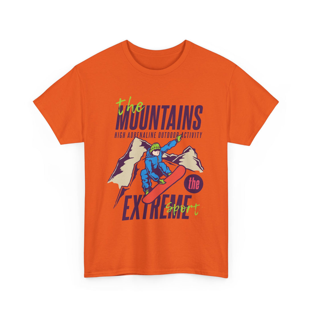 The Mountains T-Shirt - Graphic T-Shirt from Tee Utopia