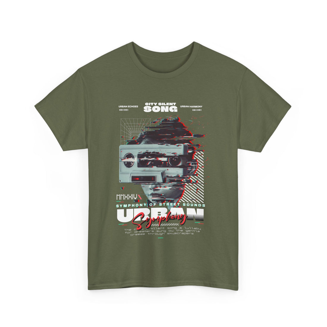 City Silent Song T-Shirt - Graphic T-Shirt from Tee Utopia