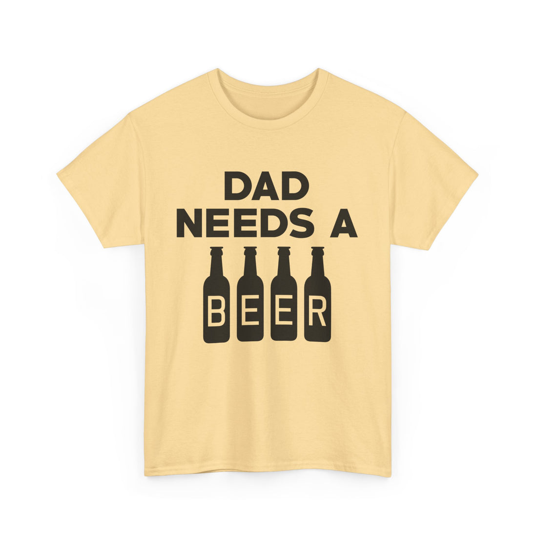 Dad Needs a Beer T-Shirt - Graphic T-Shirt from Tee Utopia