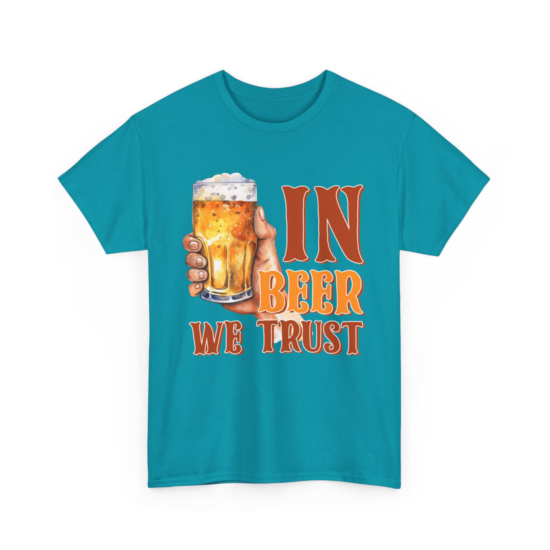 In Beer We Trust  T-Shirt - Graphic T-Shirt from Tee Utopia