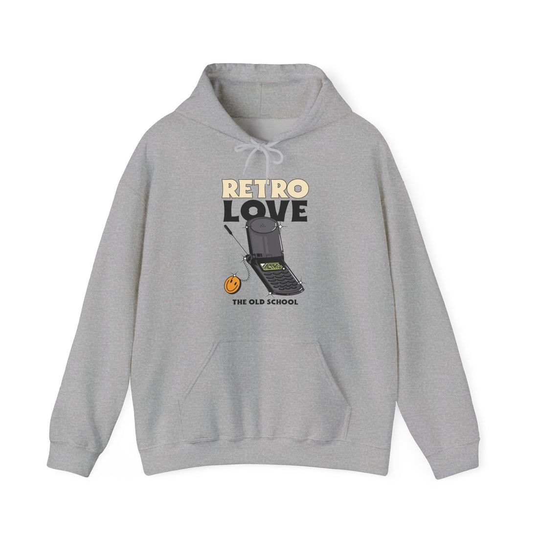 Vintage Love Hoodie - Graphic Hoodie from Tee Utopia