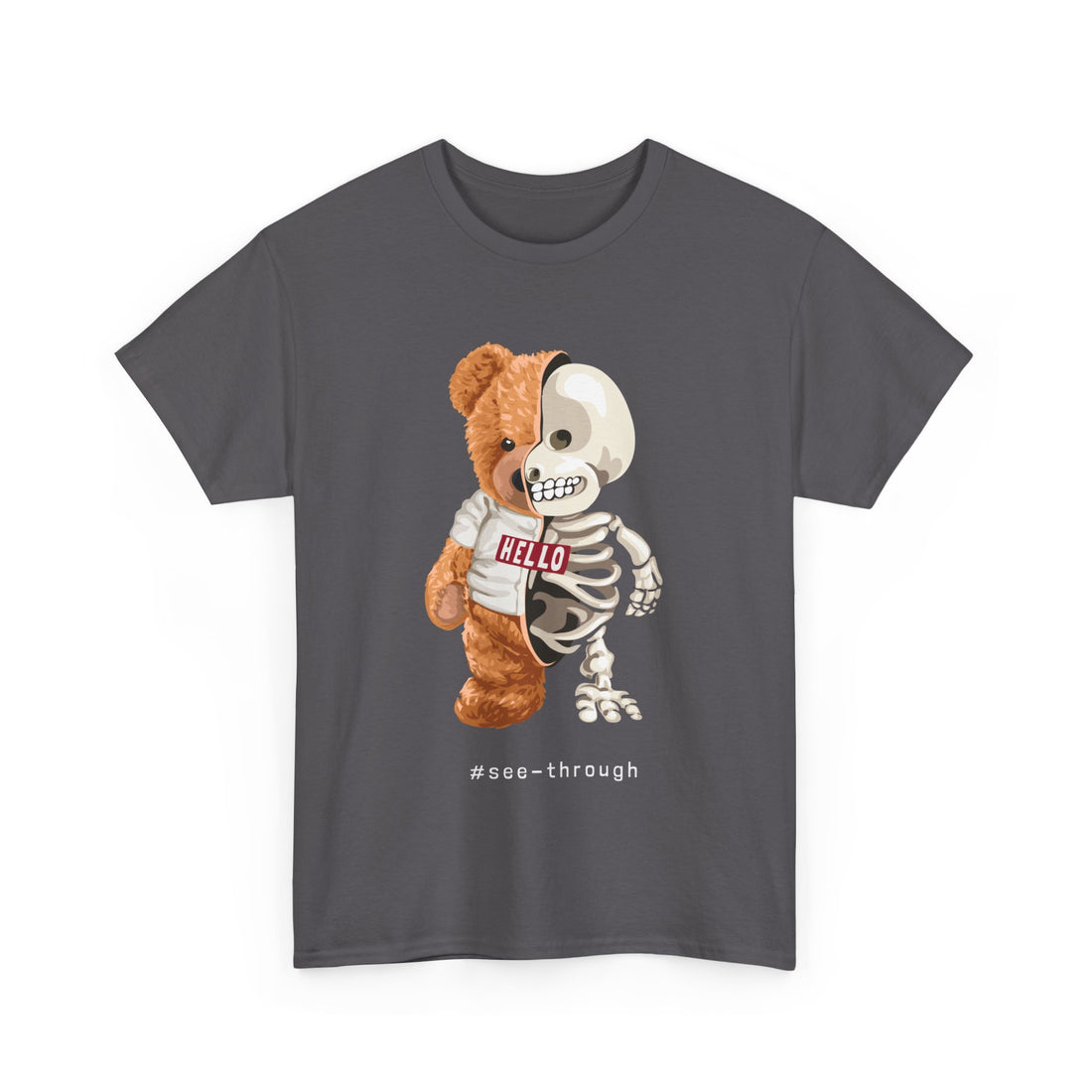 HELLO See-Through T-Shirt - Graphic T-Shirt from Tee Utopia