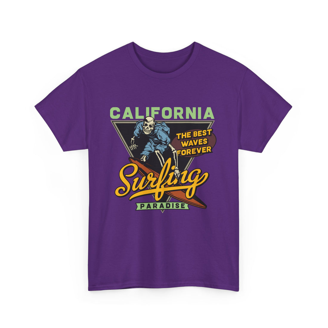 California Paradise Surfing T-Shirt - Graphic T-Shirt from Tee Utopia