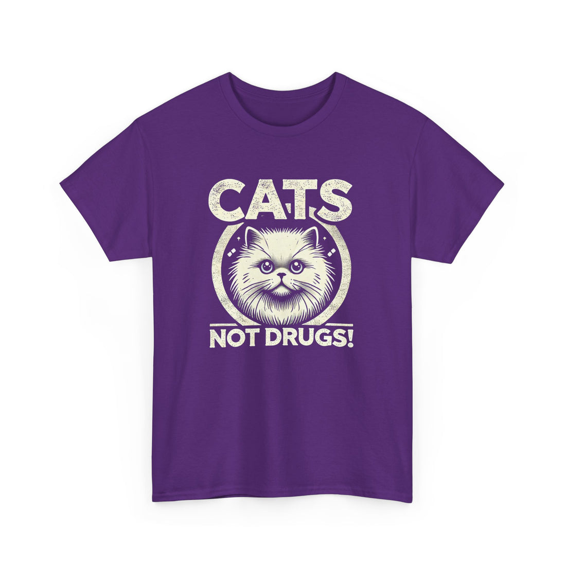 Cats Not Drugs T-Shirt - Graphic T-Shirt from Tee Utopia