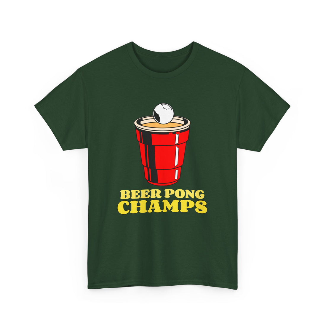 Beer Pong Champs  T-Shirt - Graphic T-Shirt from Tee Utopia