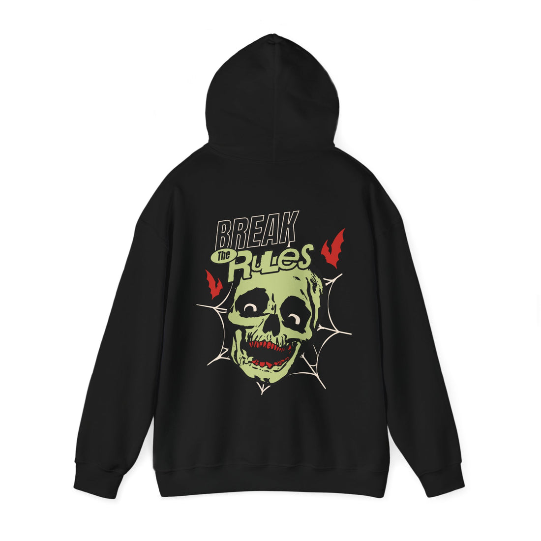Break The Rules Front and Back Hoodie - Graphic Hoodie from Tee Utopia