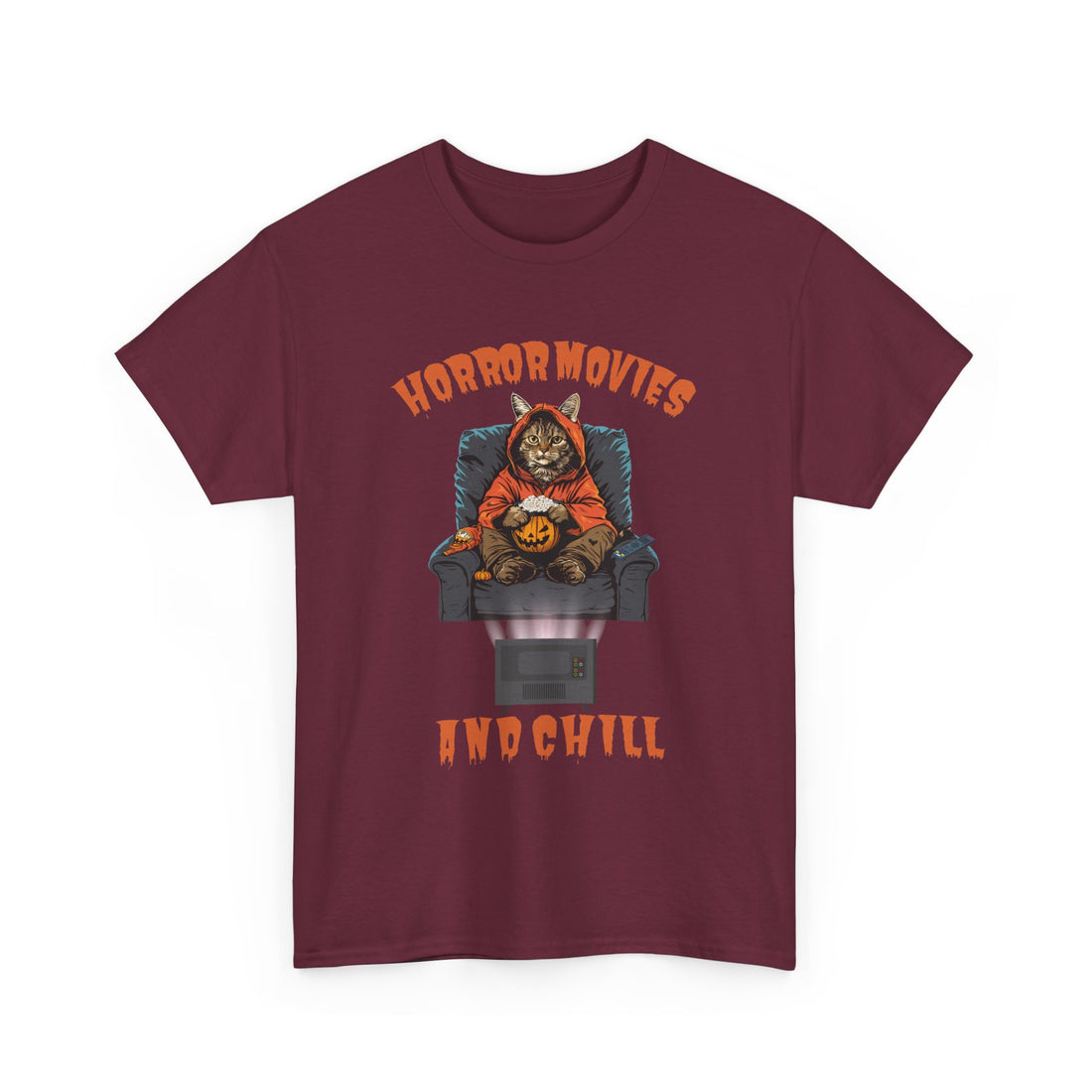 Horror Movies and Chill T-Shirt - Graphic T-Shirt from Tee Utopia