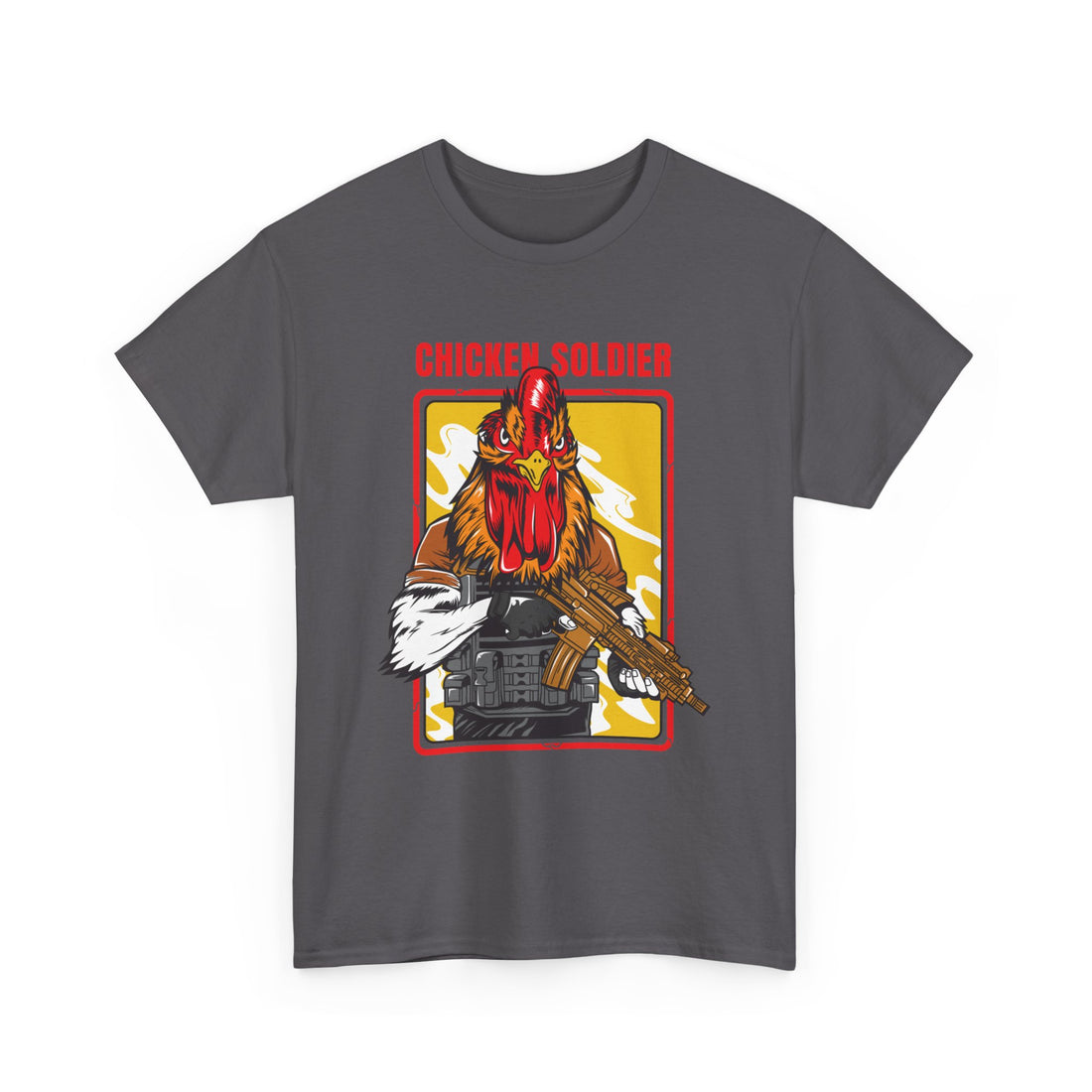 Chicken Soldier T-Shirt - Graphic T-Shirt from Tee Utopia