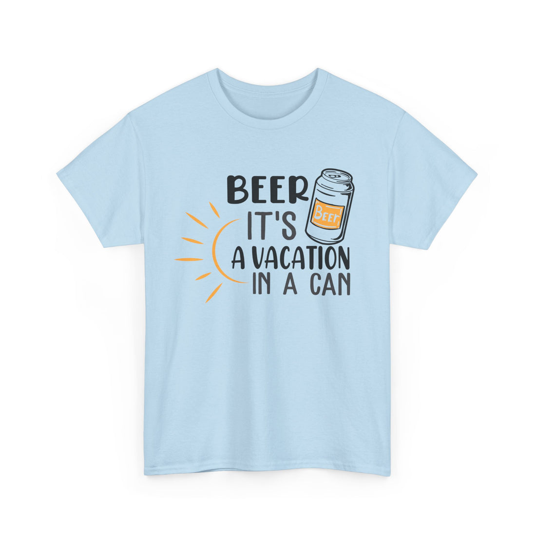 Beer A Vacation In a Can  T-Shirt - Graphic T-Shirt from Tee Utopia