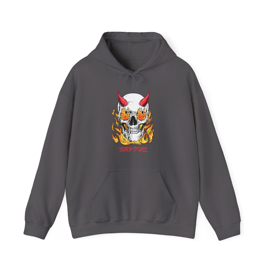 Burn It All Hoodie - Graphic Hoodie from Tee Utopia