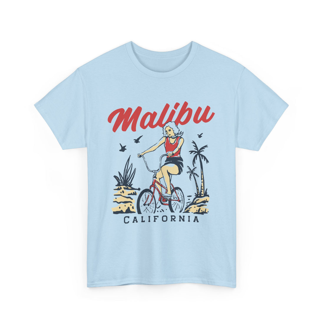 Malibu California T-Shirt - Graphic T-Shirt from Tee Utopia