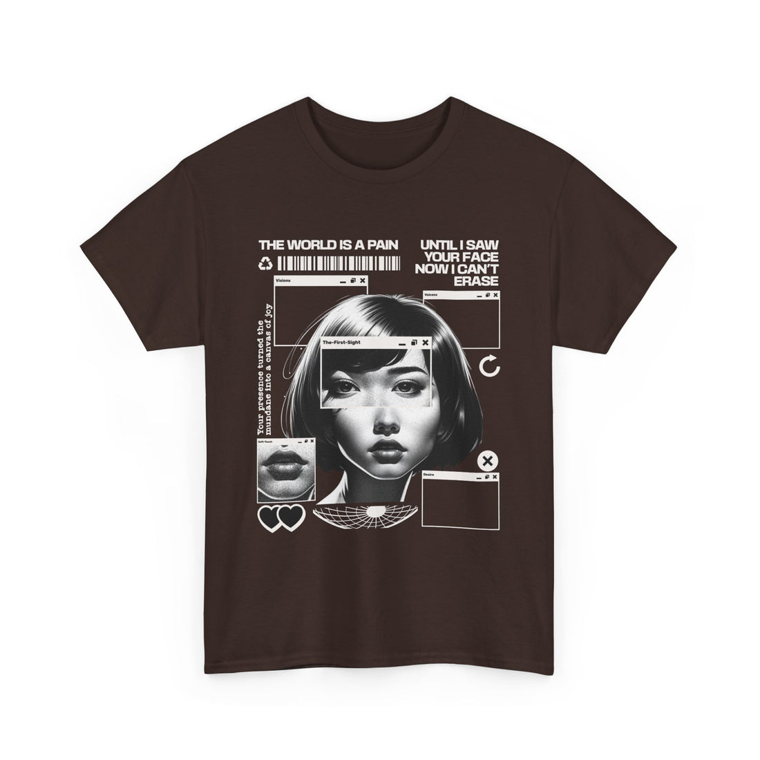 The World Is Pain T-Shirt - Graphic T-Shirt from Tee Utopia