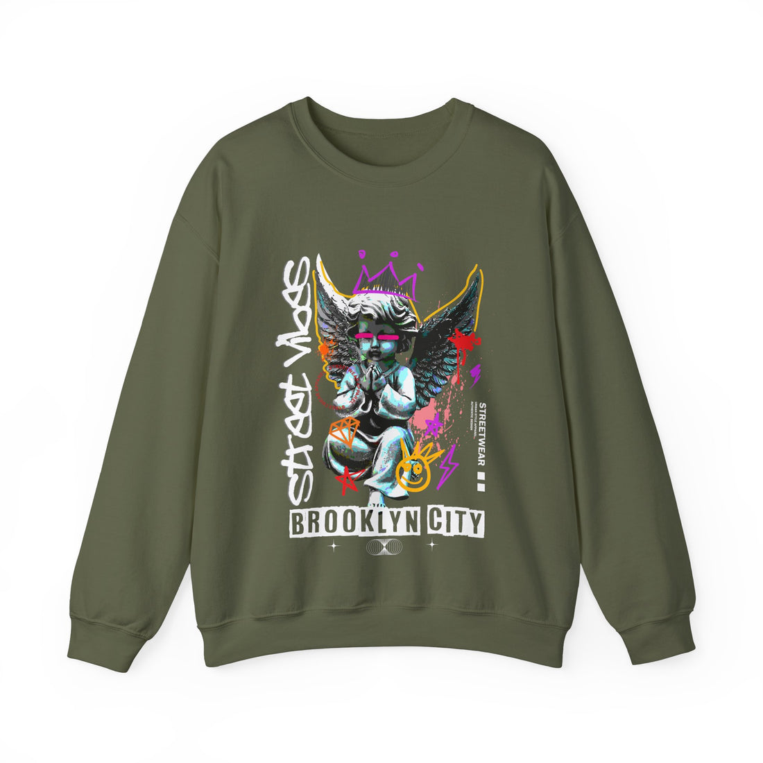 Brooklyn City Sweatshirt - Graphic Sweatshirt from Tee Utopia