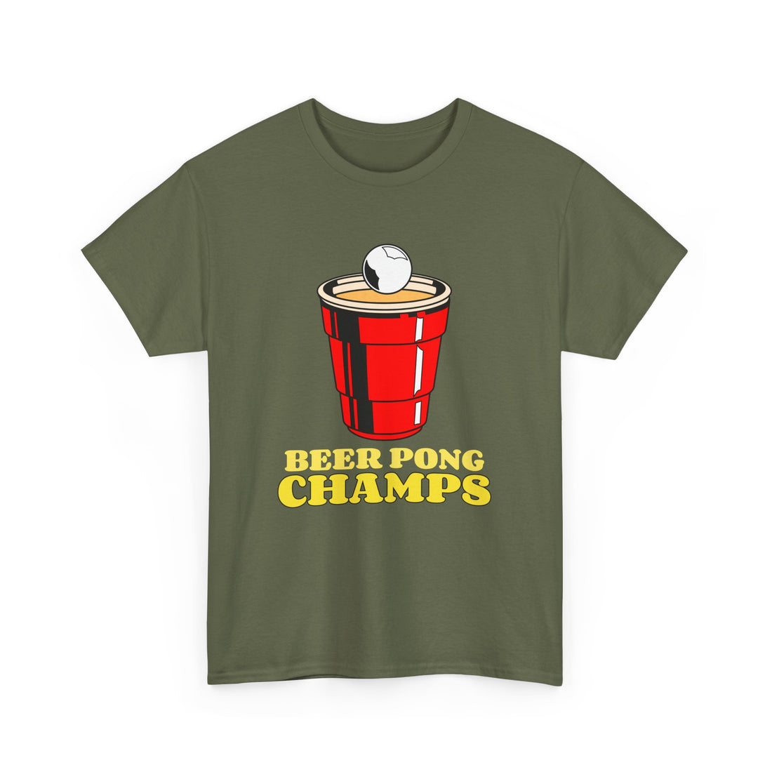 Beer Pong Champs  T-Shirt - Graphic T-Shirt from Tee Utopia