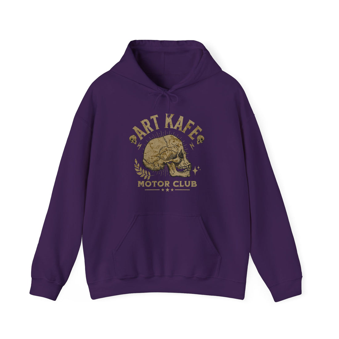 Art Kafe Motor Club Hoodie - Graphic Hoodie from Tee Utopia