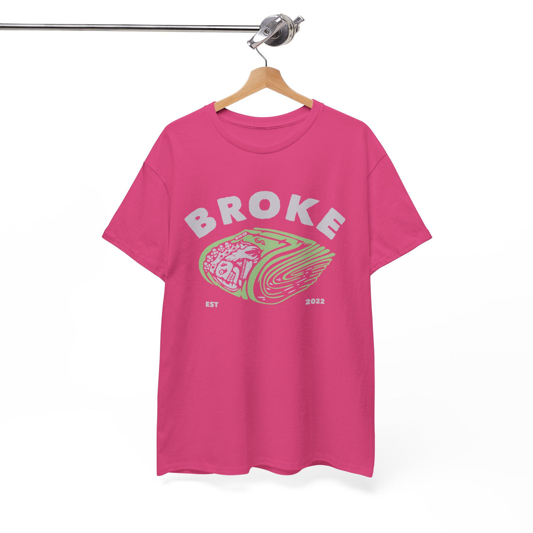 Broke T-Shirt - Graphic T-Shirt from Tee Utopia