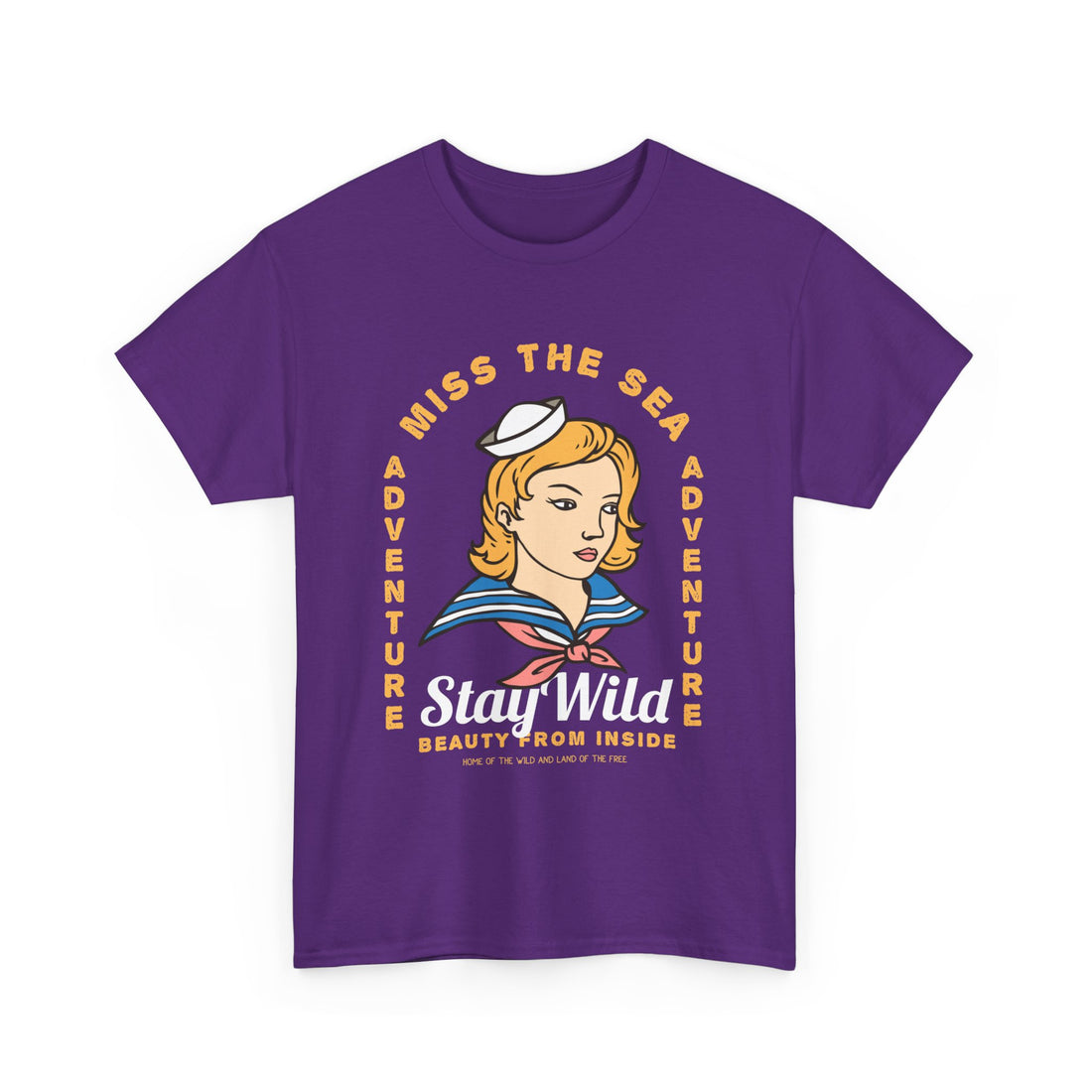 Miss The Sea T-Shirt - Graphic T-Shirt from Tee Utopia