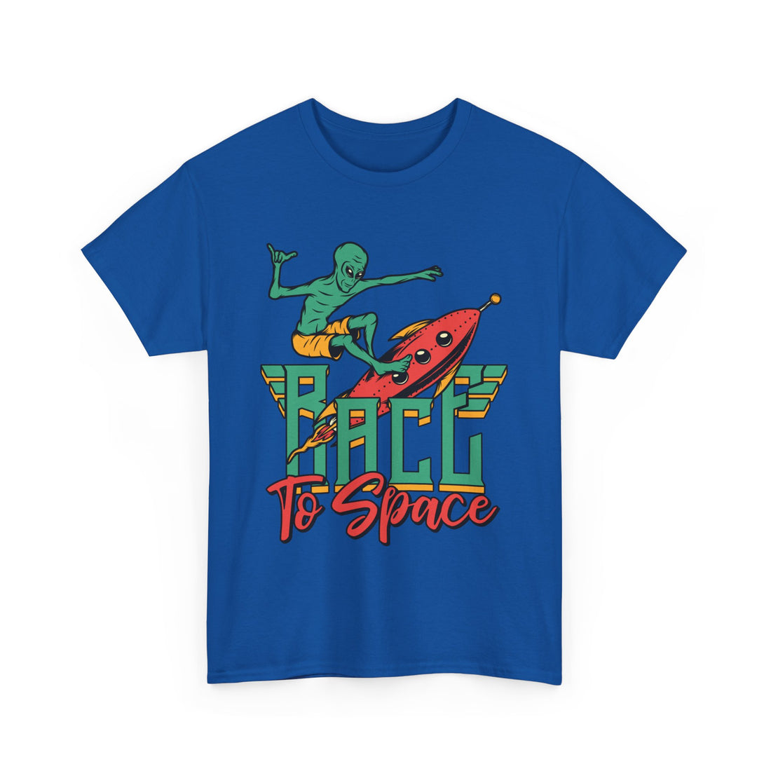 Race To Space T-Shirt - Graphic T-Shirt from Tee Utopia