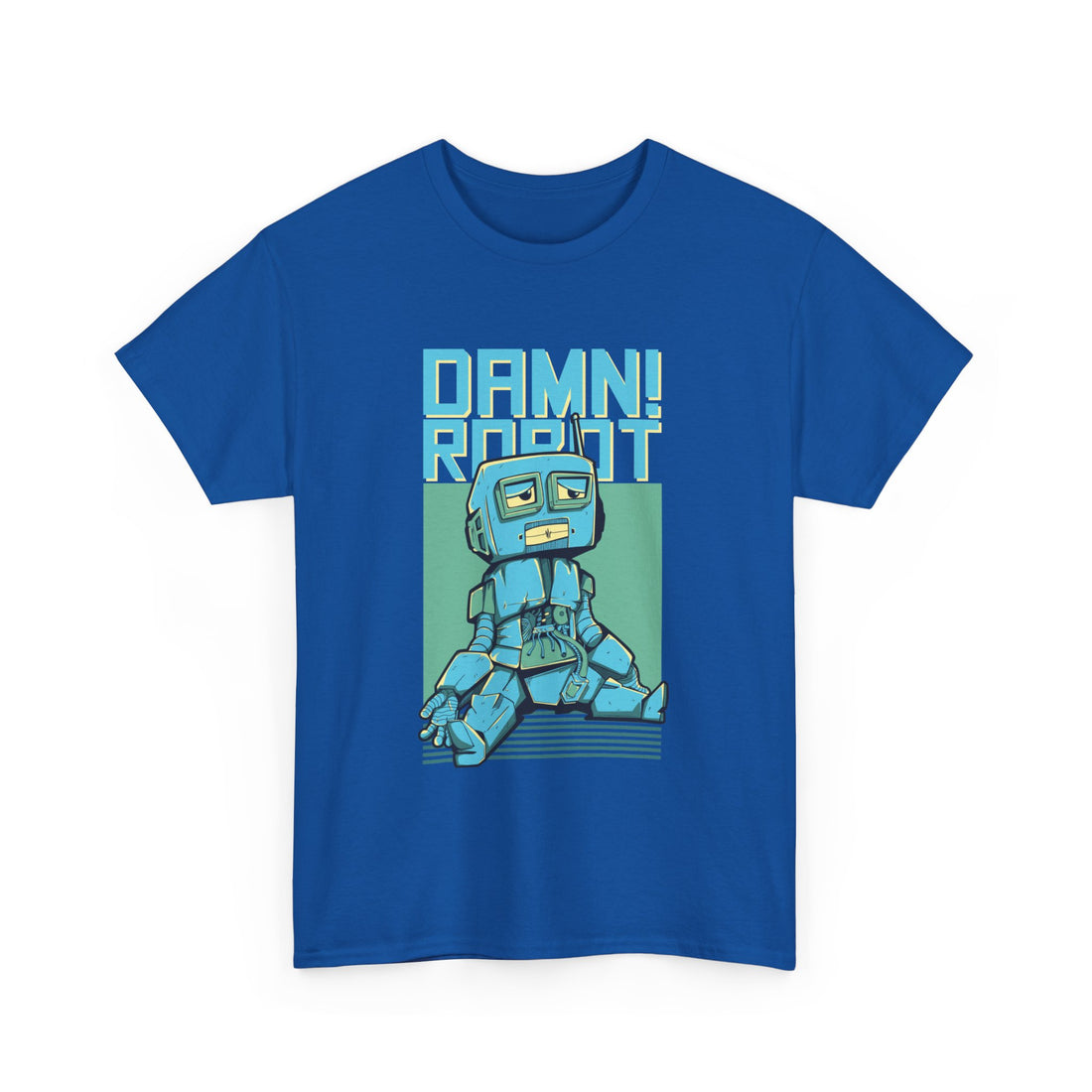 Damn! Robot T-Shirt - Graphic T-Shirt from Tee Utopia